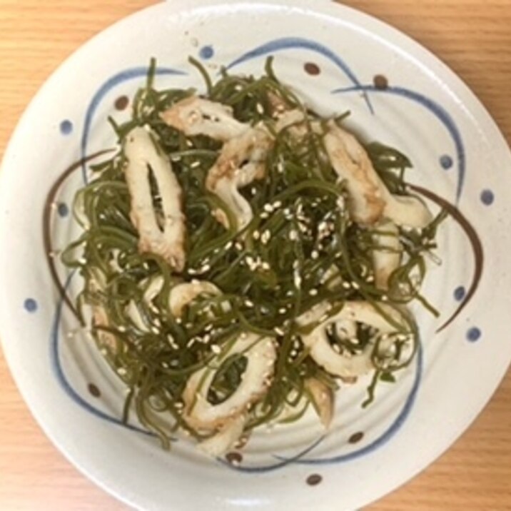 ちくわと切り昆布の煮物